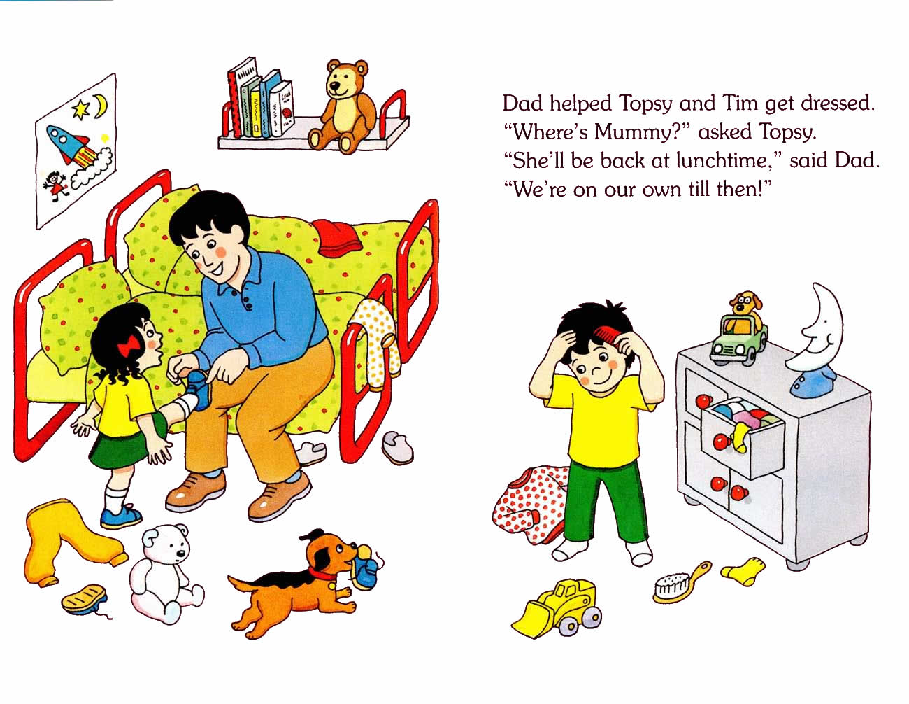 Ladybird - Topsy Tim Books - The Big Surprise (04),绘本,绘本故事,绘本阅读,故事书,童书,图画书,课外阅读